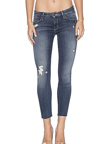 Mother The Looker Ankle Fray Jeans (view 1)