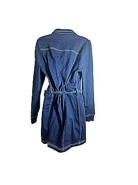 Pilcro Denim Long Sleeve Mini Shirtdress Casual Dress (view 2)
