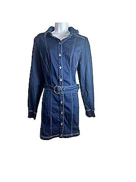Pilcro Denim Long Sleeve Mini Shirtdress Casual Dress (view 1)