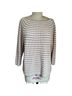 J.Crew 100% Cotton Stripes Pink White Pullover Sweater Size XL - photo 2