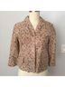 Express 100% Leather Damask Floral Red Jacket Size 4 - photo 4