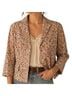 Express 100% Leather Damask Floral Red Jacket Size 4 - photo 1