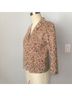 Express 100% Leather Damask Floral Red Jacket Size 4 - photo 10