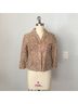 Express 100% Leather Damask Floral Red Jacket Size 4 - photo 12