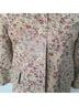 Express 100% Leather Damask Floral Red Jacket Size 4 - photo 5