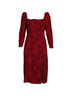 Leith Print Red Black Casual Dress Size 1X - photo 4