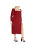 Leith Print Red Black Casual Dress Size 1X - photo 10