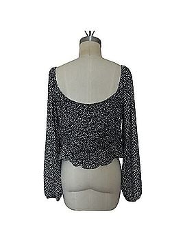 Nasty Gal Inc. Flirty Hearts Smocked Crop Top T-Shirt (view 2)