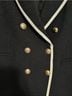 Express Black Double-Breasted Blazer with White Trim Jacket - photo 4