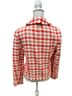 Ann Taylor Checkered-gingham Houndstooth Red White Jacket Size S - photo 6