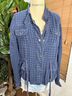 American Eagle Outfitters Plaid Blue Jacket Size XL - photo 6