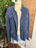 American Eagle Outfitters Plaid Blue Jacket Size XL - photo 7