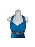 Cache 100% Polyester Blue Cocktail Dress Size 4 - photo 3