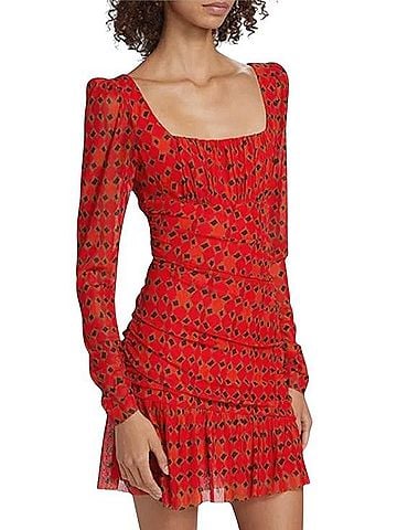 Saloni Krista Jester Cocktail Dress (view 1)