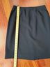 Le Suit 100% Polyester Black Blazer Size 6 - photo 9