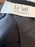 Le Suit 100% Polyester Black Blazer Size 6 - photo 3