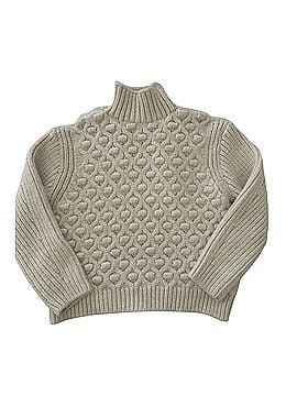 Zara Chunky Knit Cream Mockneck Sweater Casual Sweaters (view 1)