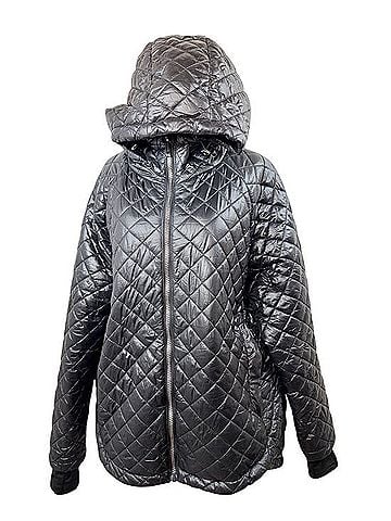 BCBGMAXAZRIA Quilted Feather Free Puffer Hooded Jacket Jacket (view 1)