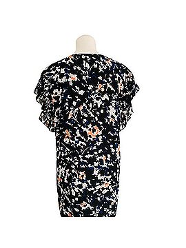 DKNY Floral VNeck Shift Dress Casual Dress (view 2)