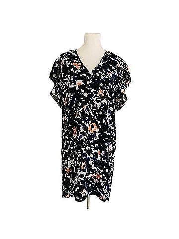 DKNY Floral VNeck Shift Dress Casual Dress (view 1)