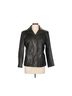 Nine West 100% Leather Black Leather Jacket Size L - photo 1