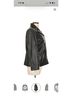 Nine West 100% Leather Black Leather Jacket Size L - photo 3