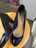 Charming Charlie Black Purple Heels Size 8 - photo 3