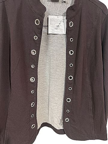 Quacker Factory Long Sleeve Button-Down Shirt (view 1)