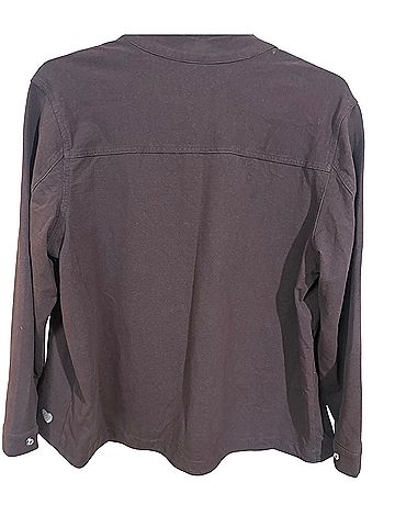 Quacker Factory Long Sleeve Button-Down Shirt (view 2)