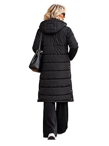 Free People Everest Long Hooded Puffer Coat (view 2)