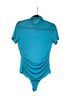 Story On 100% Poly Mesh Blue Bodysuit Size M - photo 1