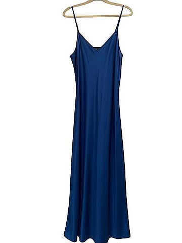 ALLSAINTS Cobalt Blue Slip Maxi Dress Casual Dress (view 1)