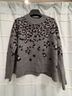 Rag & Bone Animal Print Gray Black Pullover Sweater Size XXS - photo 3