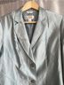 Talbots 100% Silk Solid Blue Blazer Size 10 - photo 4