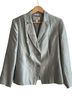 Talbots 100% Silk Solid Blue Blazer Size 10 - photo 1