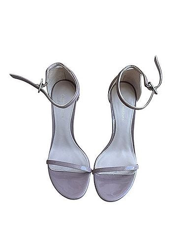 Stuart Weitzman Patent Lilac Ankle-Strap Heels Heels (view 1)