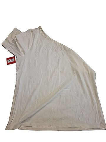 SPANX One-Shoulder Ribbed Top Short Sleeve T-Shirt (view 2)