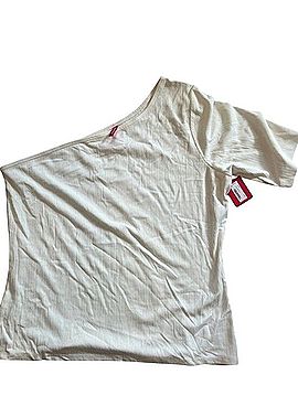 SPANX One-Shoulder Ribbed Top Short Sleeve T-Shirt (view 1)