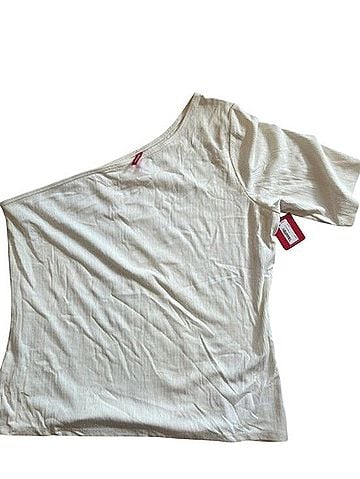 SPANX One-Shoulder Ribbed Top Short Sleeve T-Shirt (view 1)