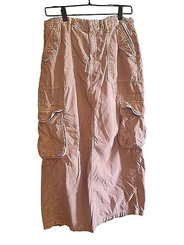 American Eagle Outfitters Low-Rise Corduroy Maxi Skirt Casual Skirt (view 1)