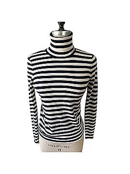 Lauren by Ralph Lauren Merino Striped Turtleneck Sweater Turtleneck Sweater (view 1)