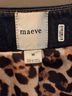 Maeve 100% Cotton 100% Polyester Blue Denim Jacket Size M - photo 4