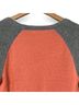 Gap Color Block Gray Orange Cardigan Size S - photo 9