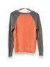 Gap Color Block Gray Orange Cardigan Size S - photo 5