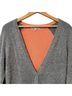 Gap Color Block Gray Orange Cardigan Size S - photo 2