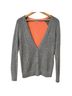 Gap Color Block Gray Orange Cardigan Size S - photo 1