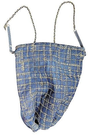 Baby Phat Monogram Denim Backpack Backpack (view 1)