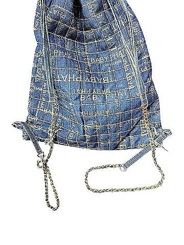 Baby Phat Monogram Denim Backpack Backpack (view 2)