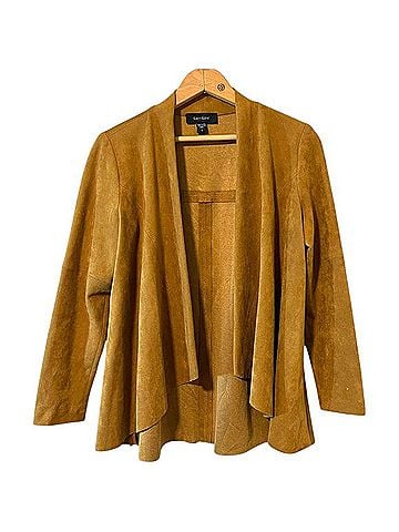 Karen Kane Open Waterfall Draped Cropped Jacket Jacket (view 1)