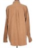 Oleg Cassini 100% Polyester Brown Button-Down Shirt Size L - photo 2